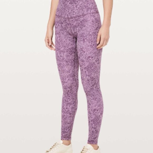 LULULEMON Align Pant in Arabesque Antoinette Smoky Quartz. Size 2 Dot Confirmed - Picture 2 of 13
